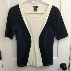 Ann Taylor Color Block Top